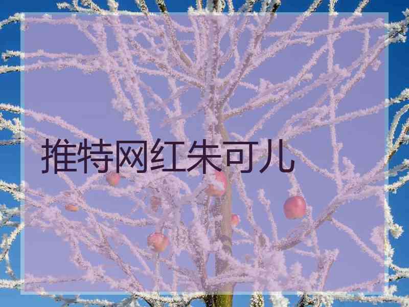 推特网红朱可儿