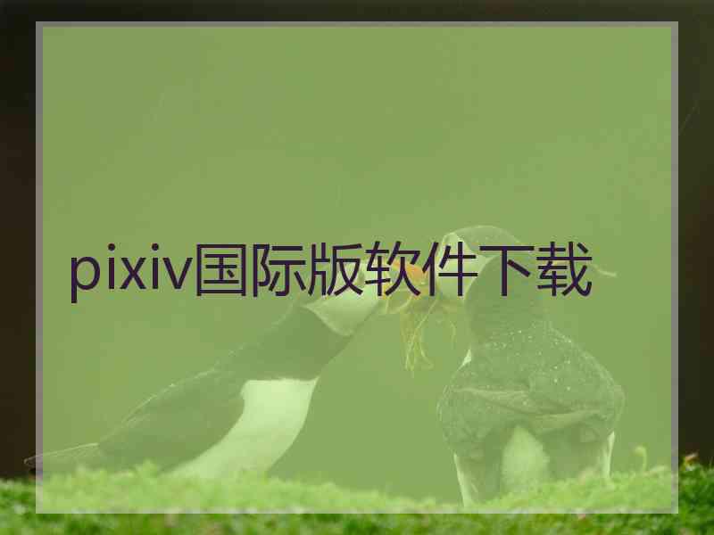 pixiv国际版软件下载