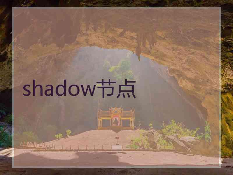 shadow节点