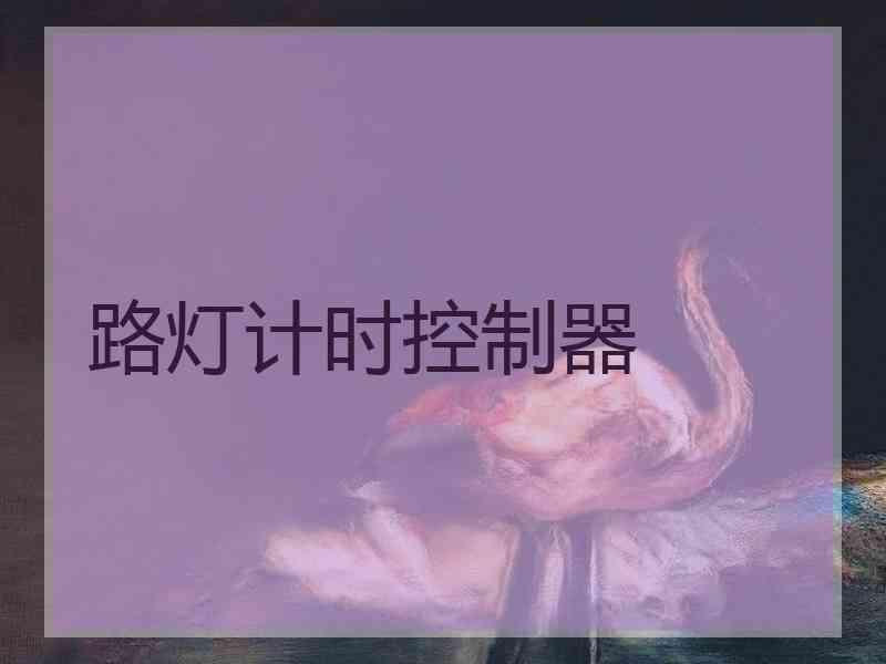 路灯计时控制器