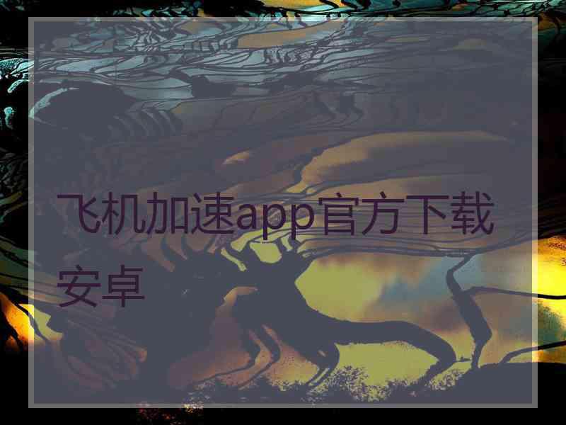 飞机加速app官方下载安卓