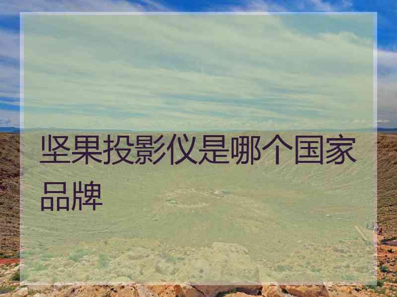 坚果投影仪是哪个国家品牌