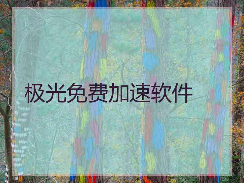 极光免费加速软件