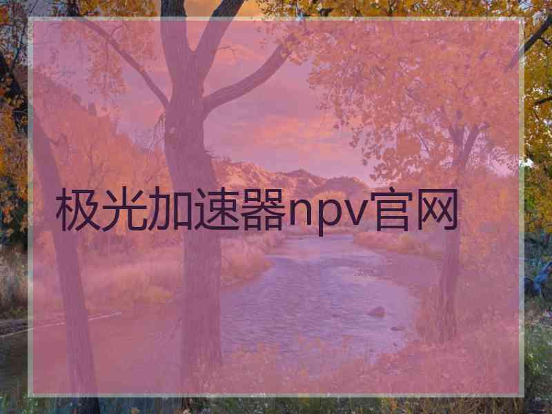 极光加速器npv官网