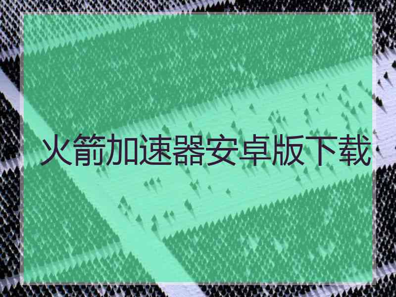 火箭加速器安卓版下载