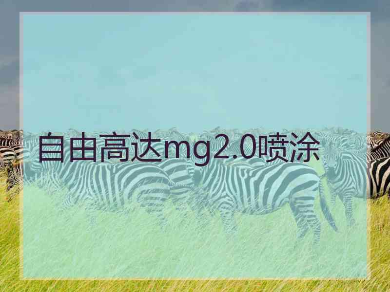 自由高达mg2.0喷涂