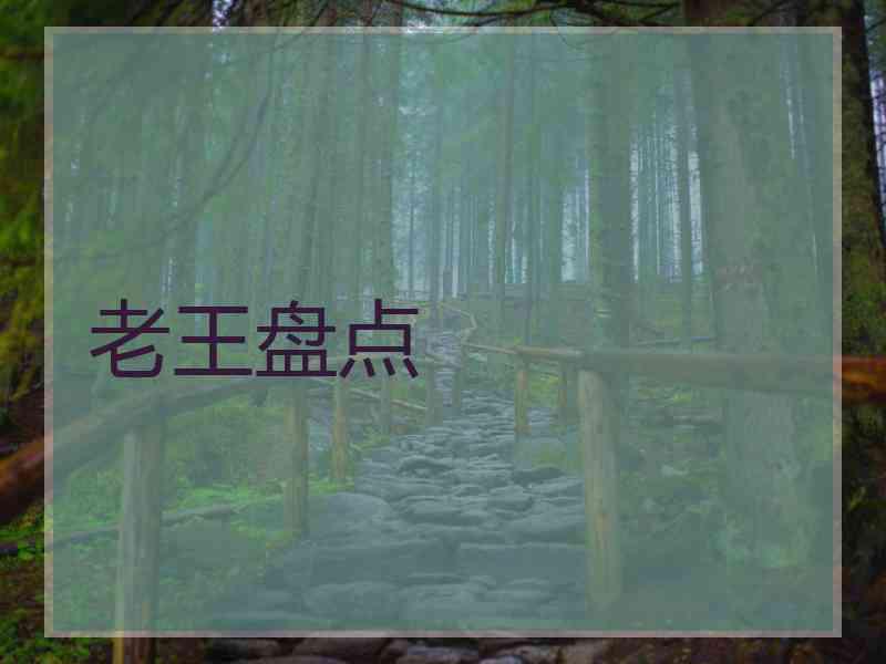 老王盘点