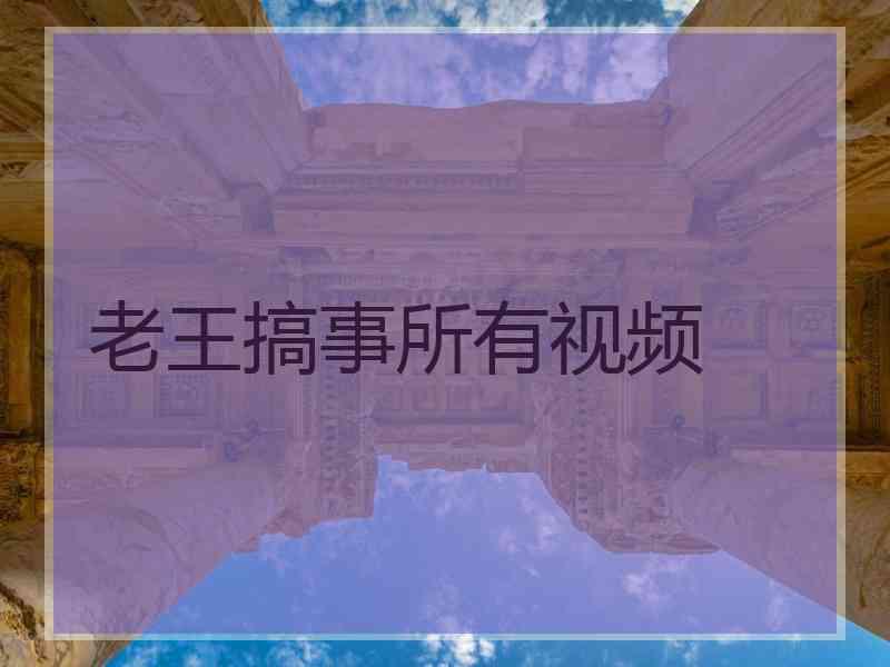 老王搞事所有视频