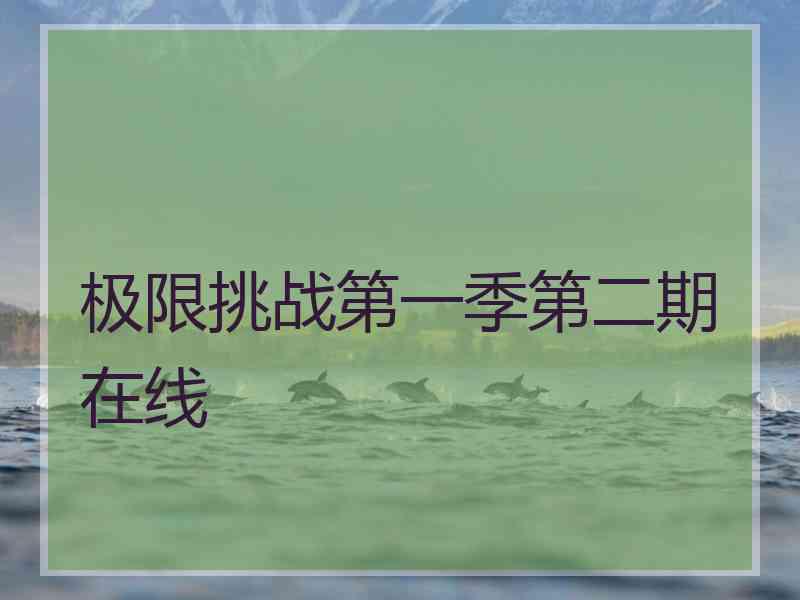 极限挑战第一季第二期在线