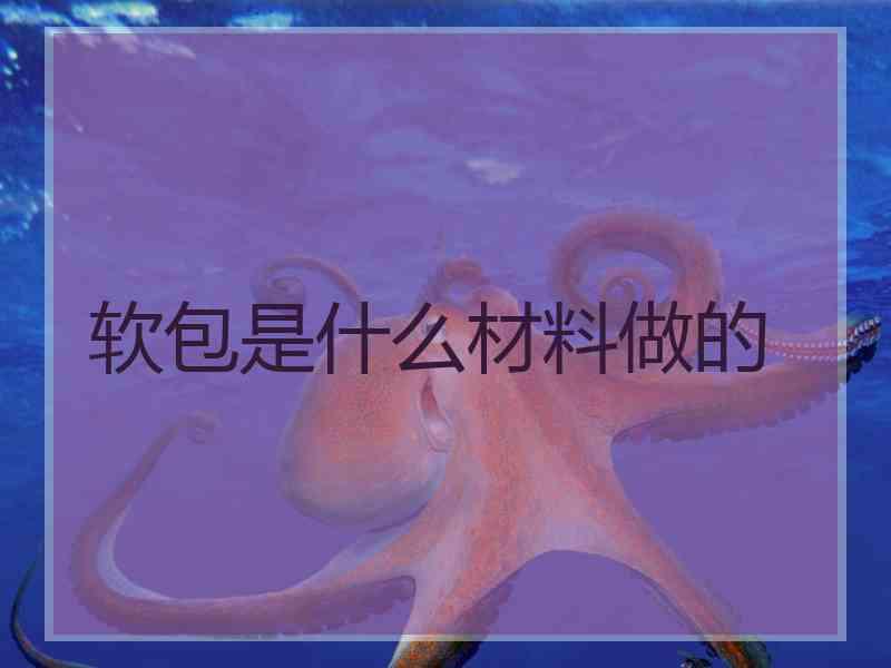 软包是什么材料做的