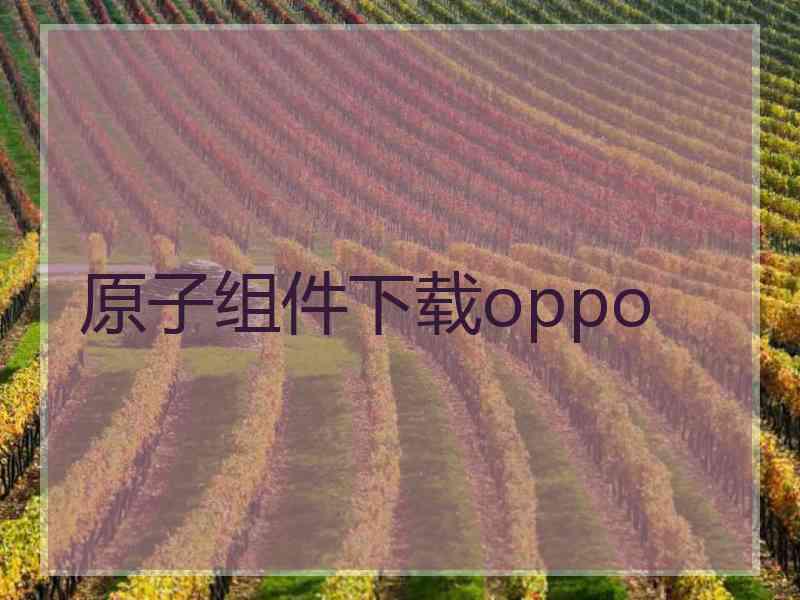 原子组件下载oppo