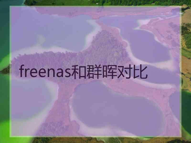 freenas和群晖对比