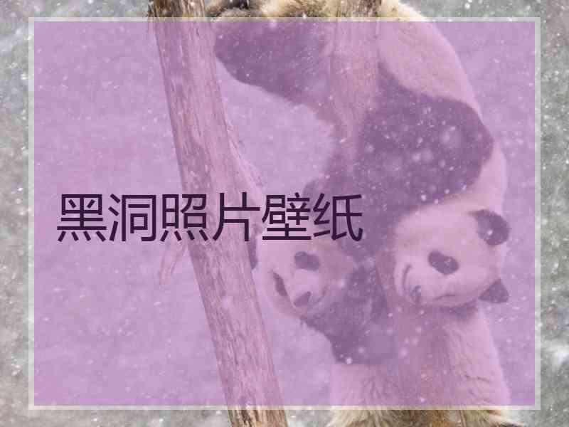 黑洞照片壁纸
