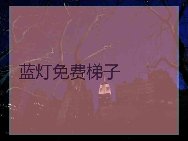 蓝灯免费梯子