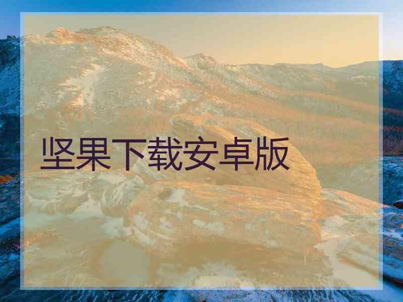 坚果下载安卓版