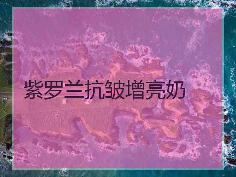 紫罗兰抗皱增亮奶