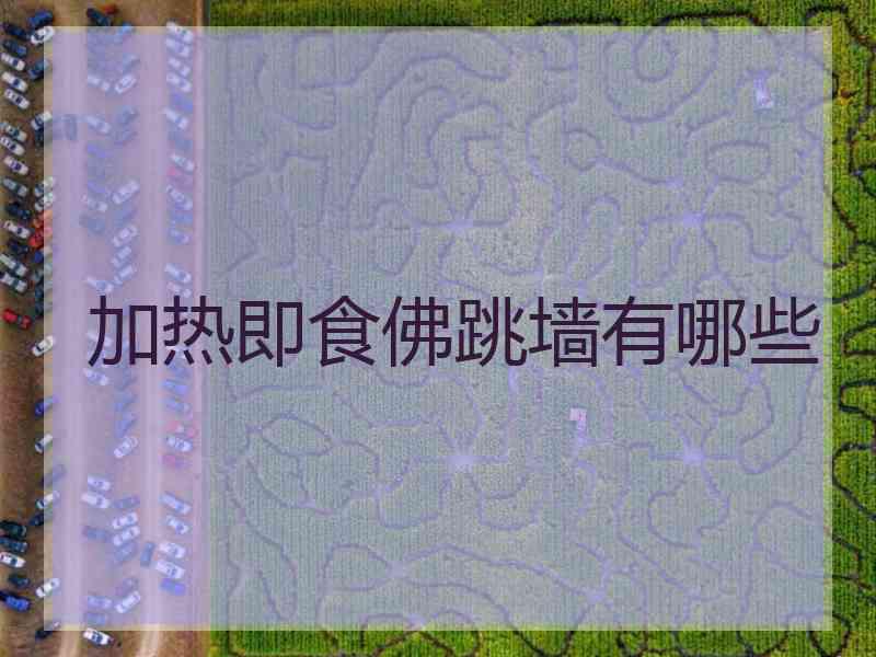 加热即食佛跳墙有哪些