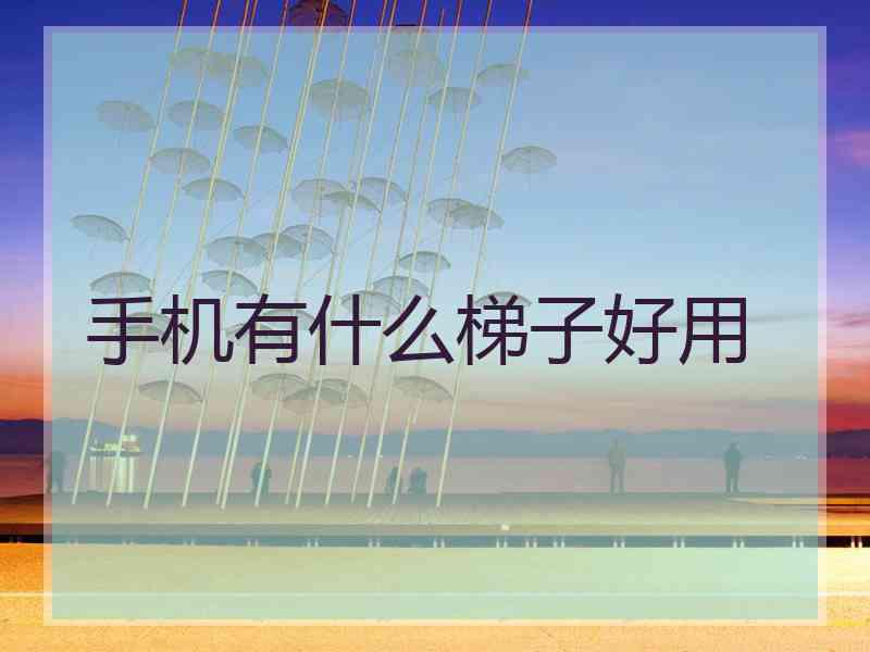 手机有什么梯子好用