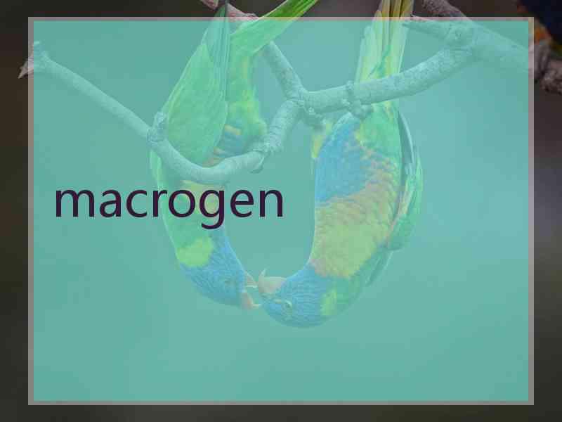 macrogen