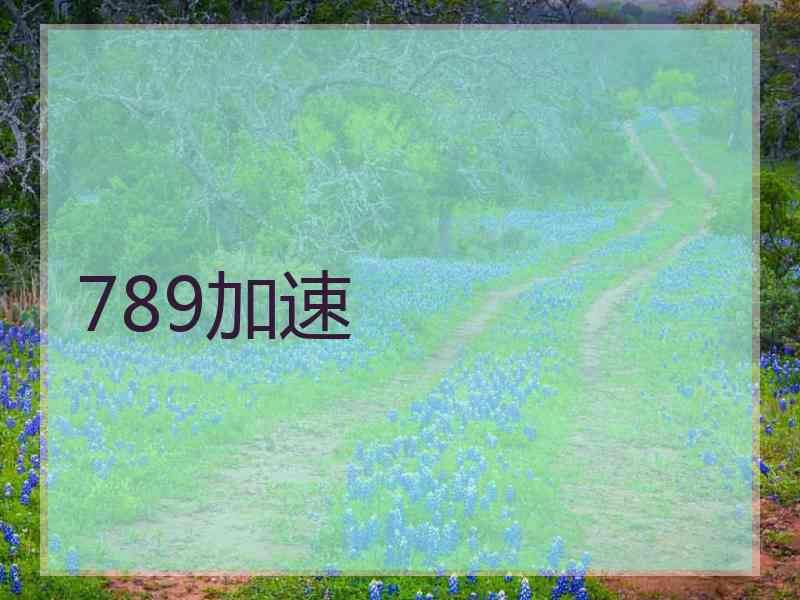 789加速