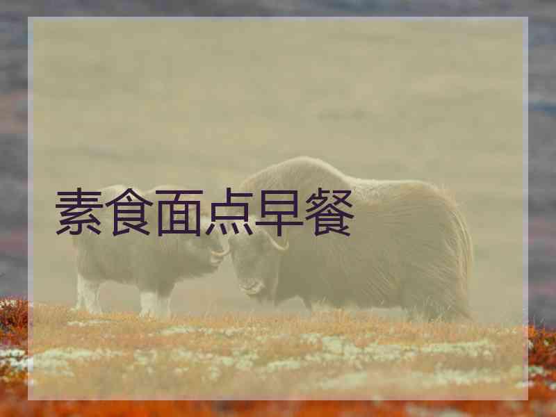 素食面点早餐
