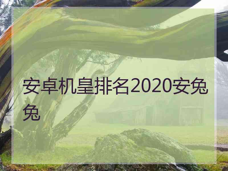 安卓机皇排名2020安兔兔