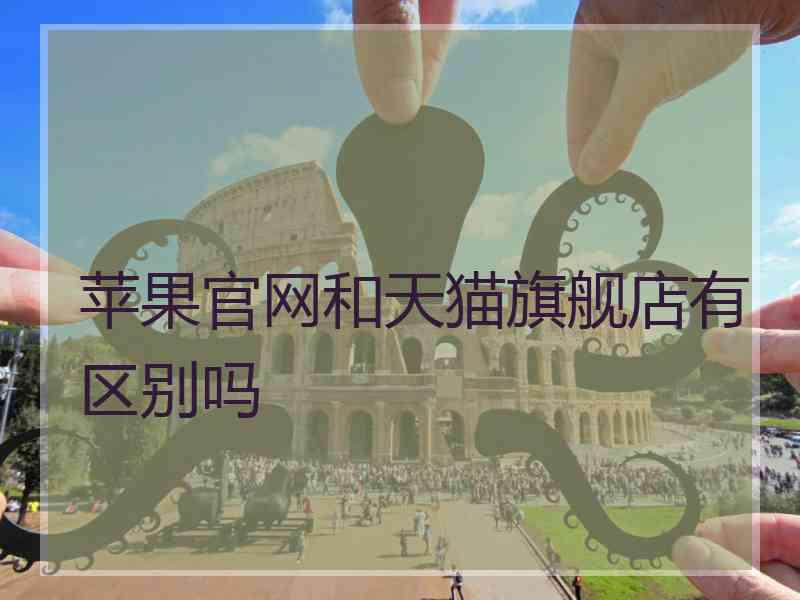 苹果官网和天猫旗舰店有区别吗