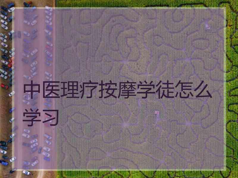 中医理疗按摩学徒怎么学习