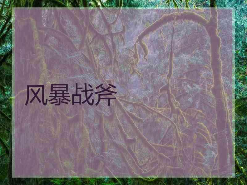 风暴战斧