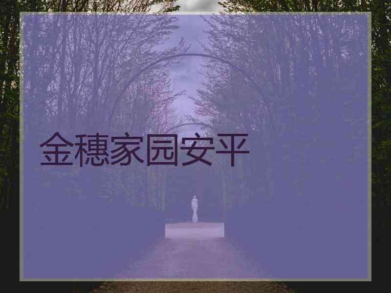 金穗家园安平