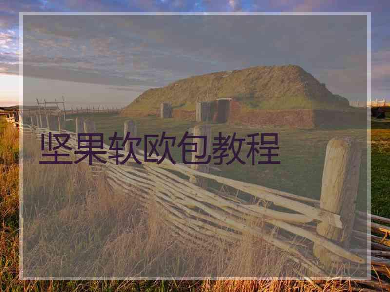 坚果软欧包教程