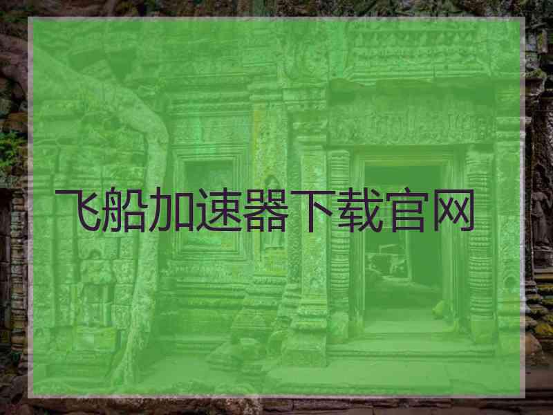 飞船加速器下载官网