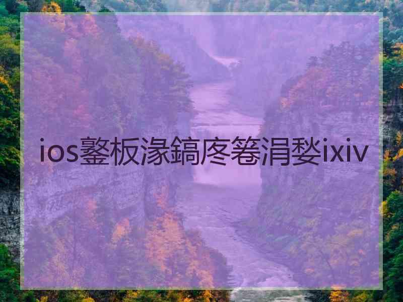 ios鐜板湪鎬庝箞涓媝ixiv