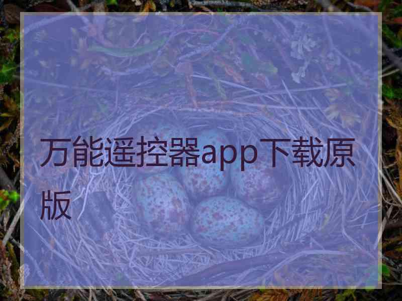 万能遥控器app下载原版