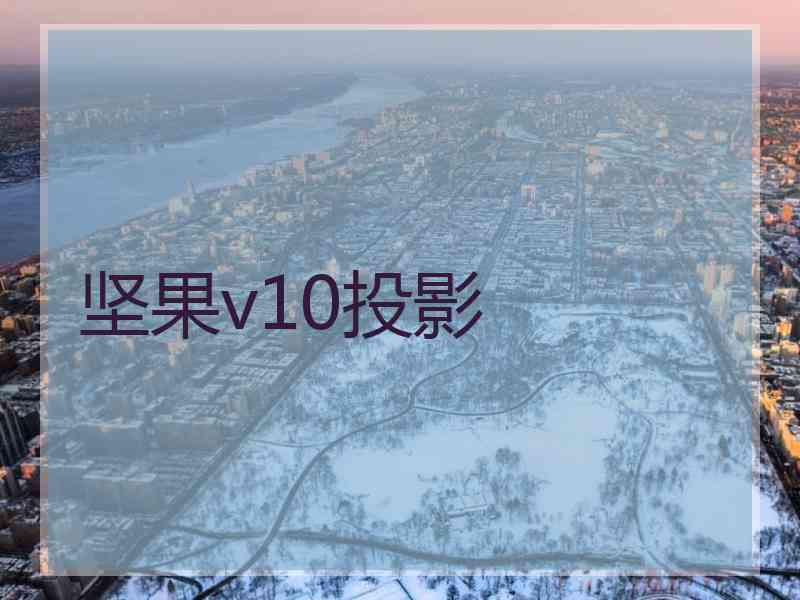 坚果v10投影
