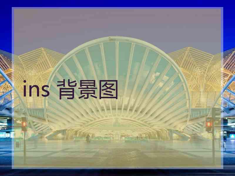 ins 背景图