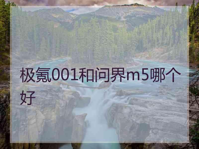 极氪001和问界m5哪个好