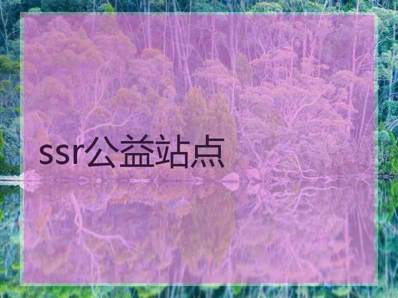 ssr公益站点