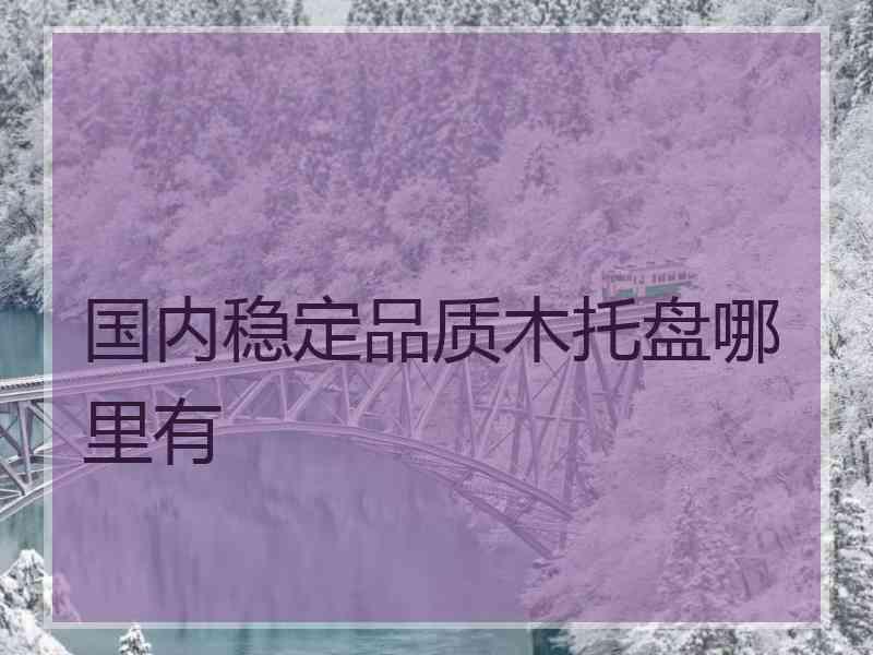 国内稳定品质木托盘哪里有