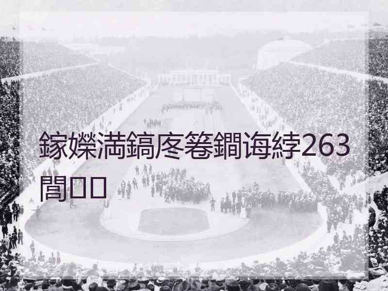 鎵嬫満鎬庝箞鐧诲綍263閭