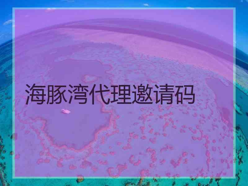 海豚湾代理邀请码