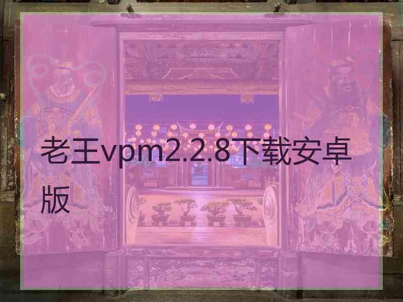 老王vpm2.2.8下载安卓版