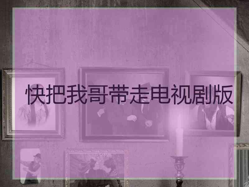快把我哥带走电视剧版