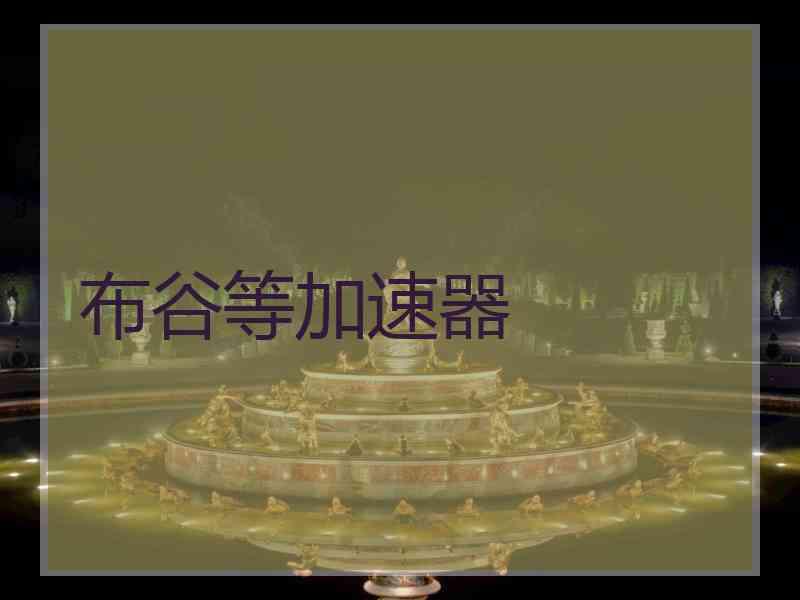 布谷等加速器
