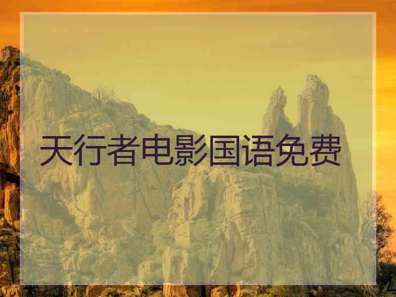天行者电影国语免费