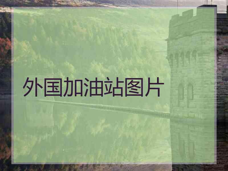 外国加油站图片