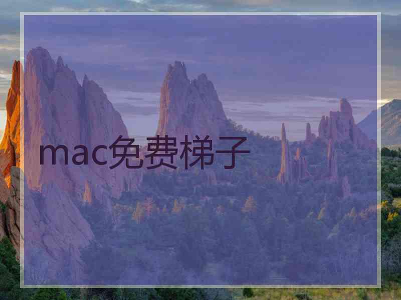 mac免费梯子