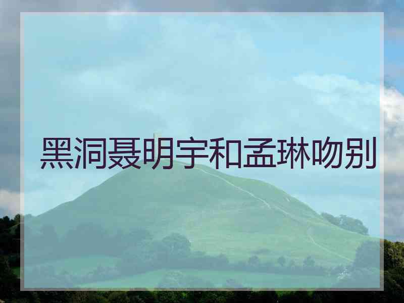 黑洞聂明宇和孟琳吻别