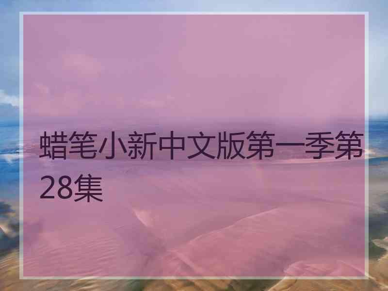 蜡笔小新中文版第一季第28集