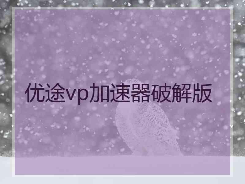 优途vp加速器破解版